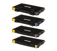 Compatible Samsung CLP-550 Printer Toner Cartridges (4 Pack) -CLP-500D7K Multipack