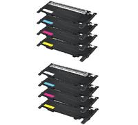 Compatible Samsung Xpress SL-C460W MFP Printer Toner Cartridges (8 Pack) -CLT-K406S/ELS Multipack