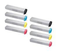 Compatible Samsung CLX-9352NA Printer Toner Cartridges (8 Pack) -CLT-K6062S Multipack
