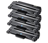 Compatible Samsung ML-2545 Printer Toner Cartridges (4 Pack) -MLT-D1052L Multipack