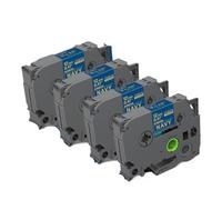 Compatible Satin Ribbon 12mm TZ-RE34 for Printer TZ-RN34 TZ-R234 TZ-RW34 TZ-R231 TZ-R531 TZ-RE31(Gold on Navy)