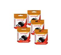 Compatible Set Of 5 Ink Cartridge For Pgi550 Cli551 Canon Pixma Ix6850 Mg5450 Mg5550 Mg6350