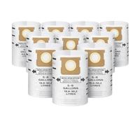 Compatible Shop Vac Bags 5-8 Gallon Type E 90661 9066133, Type H 90671 9067133, VF2004, Vacuum Cleaner Filter Bags, Fit on DEWALT DXVA19-4104 - DXVA19-4101 vacuum bags, 10 Pack shop- vac filter bags.