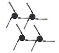 Compatible Side Brush Set for Dreame for x40 Ultra Complete Master for l40 L50 Pro for d20 for mova for p50 - Flexible Nylon Edge Cleaning Robot Vacuum Parts 2-8 Units(4pcs)