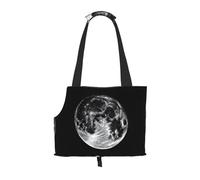 Compatible Small Cat And Dog Portable Shoulder Bag, Moon Printed Collapsible Travel Pet Tote Bag, Puppy Carrier For Carrying On Planes, Buses, Subway