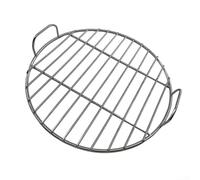 Compatible Stainless Steel Grill Grate for Weber 7432 and 57 cm Diameter Kettle Grills with Handle to Simplify Reconfiguration Grilling (55cm)
