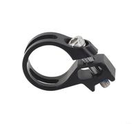 Compatible Thumb Shifter Clamp Ring, Aluminum Alloy Gear Trigger Mount for X7 X9 XX XO1, Fit for Mountain Road Folding Bikes(black)