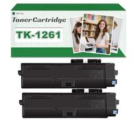 Compatible TK-1261 TK1261 High-Capacity Toner Cartridge, Works for Kyocera ECOSYS PA4000WX PA4000x Printers toner*2