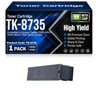 Compatible TK-8735 Toner Cartridges with chip High Yield High Capacity Work for Kyocera Taskalfa 7052Ci 8052Ci 7053Ci 8053Ci 7353Ci 8353Ci