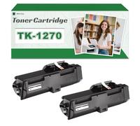 Compatible TK1270 TK-1270 High-Capacity Toner Cartridge, Works for Kyocera ECOSYS MA4000x MA4000wfx MA4000wifx Printers 2 black