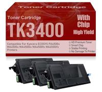 Compatible TK3400 Toner Cartridges High Yield High Capacity for Kyocera ECOSYS PA4500x MA4500x MA4500ix MA4500fx MA4500ifx Printers,TK3400-3PC