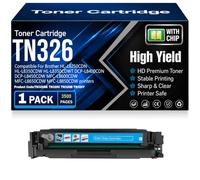 Compatible TN326 Toner Cartridges with chip for Brother HL-L8250CDN L8350CDW L8350CDWT DCP-L8400CDN L8450CDW MFC-L8600CDW L8650CDW L8850CDW Printers
