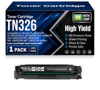 Compatible TN326 Toner Cartridges with chip for Brother HL-L8250CDN L8350CDW L8350CDWT DCP-L8400CDN L8450CDW MFC-L8600CDW L8650CDW L8850CDW Printers
