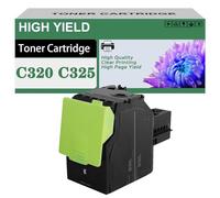 Compatible Toner Cartridge 006R04831 006R04830 006R04829 006R04828 Replacement Work for Xerox C320 C325 Printers,Digital Colour Press 1 black
