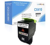 Compatible Toner Cartridge CX410 CX510 Black High Capacity 4000 Pages BK for Lexmark CX410de CX510de CX410dte CX410e CX510dthe CX510dhe Printers Series