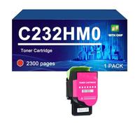 Compatible Toner Cartridge For Lexmark C2325 MC2325 C2425 MC2535 MC2640 | C2320K0 C2320C0 C2320M0 C2320Y0 Toner Cartridges compatible for MC2425 C2425 C2325 MC2325 MC2535 MC2640,Magenta-1 Pack