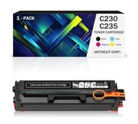 Compatible Toner Cartridge for Xerox C235 C230 C235DNI C230DNI C235/DNI C230/DNI Printer, 006R04391 006R04392 006R04393 006R04394 Ink Cartridge Replacement, No Chip, High Y(Size:3500Page,Color:Black)