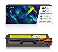 Compatible Toner Cartridge for Xerox C235 C230 C235DNI C230DNI C235/DNI C230/DNI Printer, 006R04391 006R04392 006R04393 006R04394 Ink Cartridge Replacement, No Chip, High (Size:3500Page,Color:Yellow)