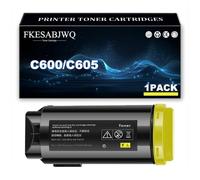 Compatible Toner Cartridge for Xerox VersaLink C600 C605 Printer | 106R03899 106R03896 106R03897 106R03898 Toner Cartridges,Yellow-1 Pack