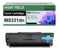 Compatible Toner Cartridge MS331dn 55B2000 55B2H00 55B2X00 Replacement For Lexmark MS331dn MX331adn MS431dn MS431dw MX431adn MX431adw MX432adwe Printers,Black-20000 Pages