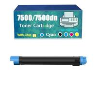 Compatible Toner-Cartridge Replacement for 106R01439 106R01436 106R01437 106R01438 for Xerox Phaser 7500 7500DN Printer,High Yield (Cyan)