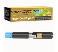 Compatible Toner-Cartridge Replacement for 106R03737 106R03738 106R03739 106R03740 for Xerox C7020 C7025 C7030 Printer,High Yield (Cyan)
