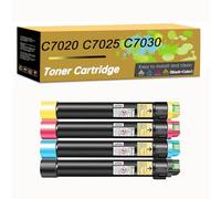 Compatible Toner-Cartridge Replacement for 106R03737 106R03738 106R03739 106R03740 for Xerox C7020 C7025 C7030 Printer,High Yield (BYMC 4 pcs)