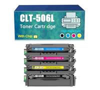 Compatible Toner-Cartridge Replacement for CLT-506L CLT506L CLT-K506L CLT-C506L CLT-M506L CLT-Y506L for Samsung CLP-680 680DW 680DN CLX-6260FR 6260FD 6260FW Printer,High Yield (BYMC 4 pcs)