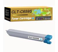 Compatible Toner-Cartridge Replacement for CLT-K659S CLT-C659S CLT-M659S CLT-Y659S for Samsung MultiXpress CLX-8640ND CLX-8650ND Printer，High Yield (Cyan)