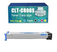 Compatible Toner-Cartridge Replacement for CLT-K806S CLT-Y806S CLT-C806S CLT-M806S for Samsung X7400GX X7400LX X7500GX X7500LX X7600GX X7600LX Printer，High Yield (Cyan)