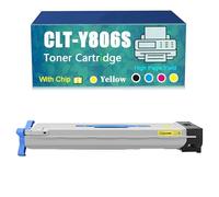 Compatible Toner-Cartridge Replacement for CLT-K806S CLT-Y806S CLT-C806S CLT-M806S for Samsung X7400GX X7400LX X7500GX X7500LX X7600GX X7600LX Printer，High Yield (Yellow)
