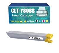 Compatible Toner-Cartridge Replacement for CLT-K808S CLT-C808S CLT-Y808S CLT-M808S for Samsung X4250LX X4300LX Printer,High Yield (Yellow)