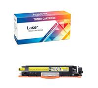 Compatible Toner Cartridge Replacement for HP 130A CF350A CF351A CF352A CF353A for Use with HP Color Laser Pro MFP M176N M177FW Printer,Yellow