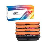 Compatible Toner Cartridge Replacement for HP 212A W2120A W2121A W2122A W2123A for Use with HP Color Laser Enterprise M555X M554DN M555DN M578C M578Z M578DN Printer,4-Pack,4P