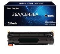 Compatible Toner Cartridge Replacement for HP 36A CB436A 2000 Pages High-Yield for HP Laserjet P1505 P1505N P1506 M1120 MFP M1120N M1520 M1522 MFP M1522N M1522NF Printer,Black-1 Pack