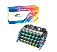 Compatible Toner Cartridge Replacement for HP 501A 502A Q6470A Q6471A Q6472A Q6473A for Use with HP Color Laser 3600DN 3600N 3800DN CP3505DN CP3505N Printer,4-Pack,4P