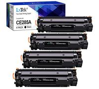 LxTek Compatible Toner Cartridge Replacement for HP 85A CE285A Compatible with Laserjet Pro P1102W P1102 P1106 M1132MFP M1217NFW M1212NF M1132 P1100 M1136 M1210 M1212 M1213NF (Black,4-Pack)