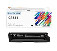Compatible Toner Cartridge Replacement for Lexmark CS331, 1500 pages Compatible 20N30K0 20N30C0 20N30M0 20N30Y0 High Yield work With CS331 CS431dw CX331 CX431dw Printer,K-1500pages