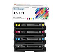 Compatible Toner Cartridge Replacement for Lexmark CS331, 1500 pages Compatible 20N30K0 20N30C0 20N30M0 20N30Y0 High Yield work With CS331 CS431dw CX331 CX431dw Printer,Set-1500pages