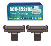Compatible Toner-Cartridge Replacement for ML-2010D3 SCX-4521D3 SCX-4321 for Samsung ML-1610 ML-1615 ML-1620 ML-2010 ML-2510 ML-2570 ML-2571N SCX-4321 SCX-4521F Printer,High Yield (Black×2)