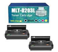 Compatible Toner-Cartridge Replacement for MLT-D203L MLTD203L for Samsung M3370FD M3820DW M3820ND M3870FW M4020ND M4024ND Printer,High Yield (Black×2)