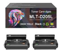 Compatible Toner-Cartridge Replacement for MLT-D205L MLTD205L for Samsung ML-3312ND ML-3712DW ML-3712ND SCX-4835FD SCX-4835FR SCX-5639FR SCX-5739FW Printer，High Yield (Black×2)