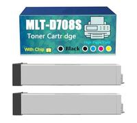 Compatible Toner-Cartridge Replacement for MLT-D708S MLTD708S D708S for Samsung MultiXpress K4300LX K4350LX K4250RX Printer，High Yield (Black×2)