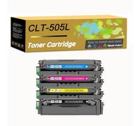 Compatible Toner Cartridge Replacement for Samsung CLT-505L CLT505L Toner Cartridge to use with ProXpress C2620FX C2670FX C2680FX Printer，High Yield (BYMC 4 pcs)