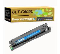 Compatible Toner Cartridge Replacement for Samsung CLT-505L CLT505L Toner Cartridge to use with ProXpress C2620FX C2670FX C2680FX Printer，High Yield (Cyan)