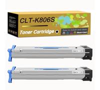 Compatible Toner Cartridge Replacement for Samsung CLT-K806S CLT-Y806S CLT-C806S CLT-M806S Toner Cartridge to use with X7400GX X7400LX X7500GX X7500LX X7600GX X7600LX Printer (Black×2)