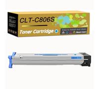 Compatible Toner Cartridge Replacement for Samsung CLT-K806S CLT-Y806S CLT-C806S CLT-M806S Toner Cartridge to use with X7400GX X7400LX X7500GX X7500LX X7600GX X7600LX Printer (Cyan)