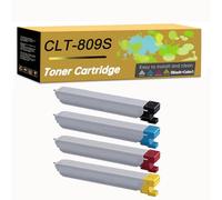 Compatible Toner Cartridge Replacement for Samsung CLT-K809S CLT-C809S CLT-M809S CLT-Y809S Toner Cartridge to use with CLX-9301NA CLX-9201NA CLX-9201ND CLX-9251ND Printer，High Yield (BYMC 4 pcs)