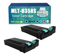 Compatible Toner-Cartridge Replacement for SV112A MLT-D358S for Samsung MultiXpress M4370LX M5370LX Printer，High Yield (Black×2)