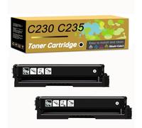Compatible Toner Cartridge Replacement for Xerox 006R04383 006R04384 006R043985 006R04386 Toner Cartridge to use with C230 C235 Printer (Black×2)